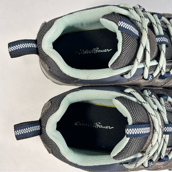 Eddie Bauer Trail Hiking Outdoor Shoes Sneakers Aqua Light Grey; Women’s Size 6 - Picture 13 of 16